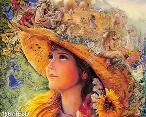 Tranh sơn dầu thiếu nữ mùa hè