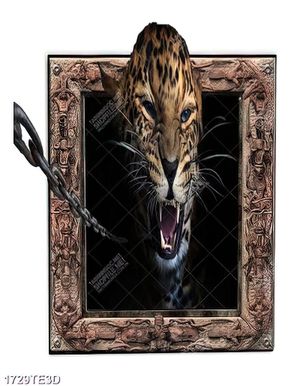 Tranh 3D mặt hổ