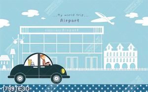 Tranh 3D dán tường đẹp độc đáo