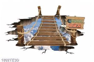 Tranh 3D cây cầu