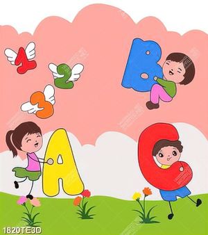 Tranh bé học chữ ABC