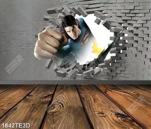 Tranh 3D supper man