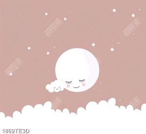 Tranh dán tường chúc bé ngủ ngon
