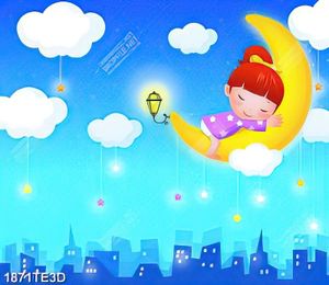 Tranh chúc Bé ngủ ngon