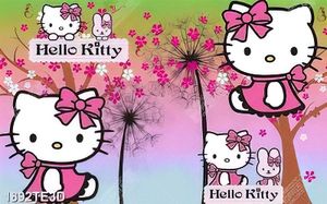 Tranh hello kitty in vở đẹp