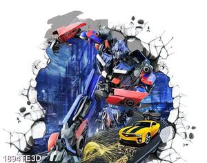Tranh 3D đua xe cùng hiệp sĩ