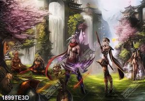 Tranh 3D thế giới game