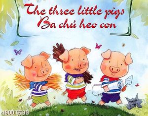 Tranh 3 chú heo ngộ nghĩnh