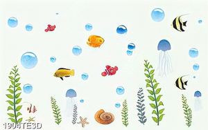 Tranh 3D dán decal đẹp