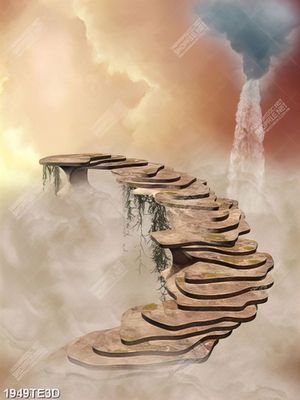 Tranh 3D bậc thang