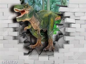 Tranh 3D khủng long treo tường đẹp