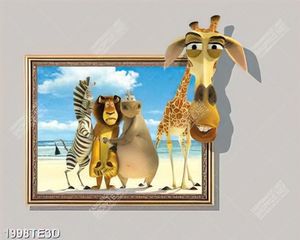 Tranh 3D khung tranh các con vật