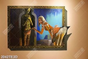 Tranh 3D sơn dầu nghệ thuật
