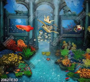 Tranh 3D sinh vật dưới đáy đại dương