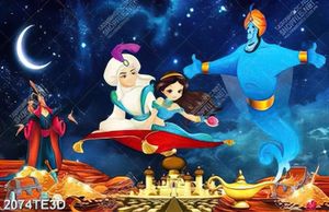 Tranh thế giới Aladdin và cây đèn thần