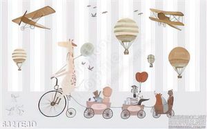Tranh chú hươu lái xe chở bạn