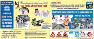 Tranh tường an toàn giao thông cho học sinh
