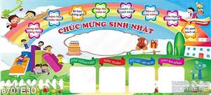 Tranh tường chúc mừng sinh nhật