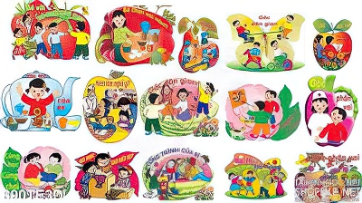 Tranh tường các hoạt động cho bé