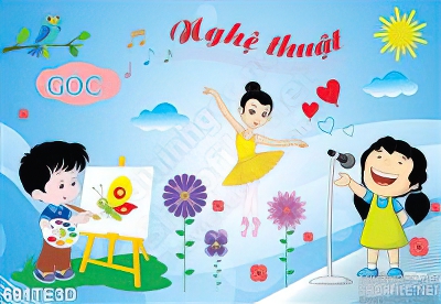 Tranh góc nghệ thuật cho bé
