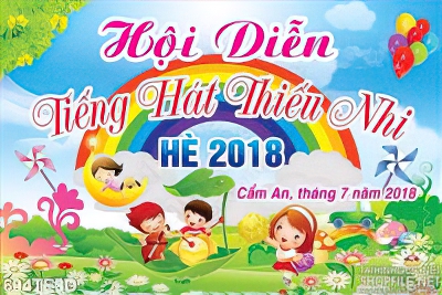 Tranh  hội diễn tiếng hát thiếu nhi