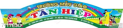 Tranh trường mẫu giáo tân hiệp