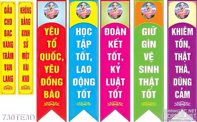 Tranh treo dán lời dặn bác hồ cho trẻ em