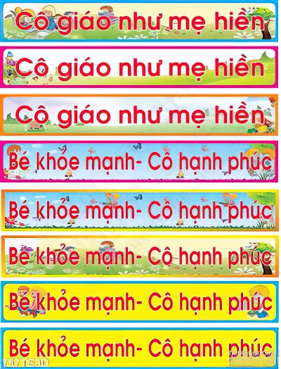 Tranh dán treo cô giáo như mẹ hiền