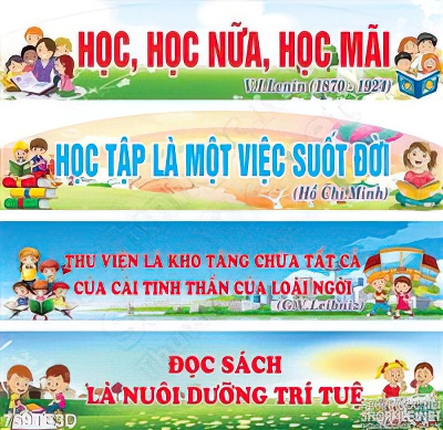 Tranh tường lời dặn cho học sinh