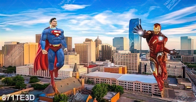 Tranh Batman và iron man chất lượng cao