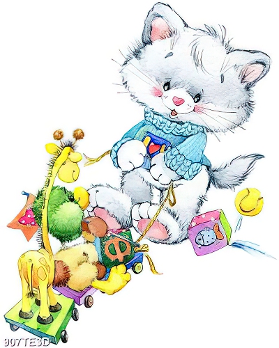 Tranh chú thỏ xinh trang trí phòng bé
