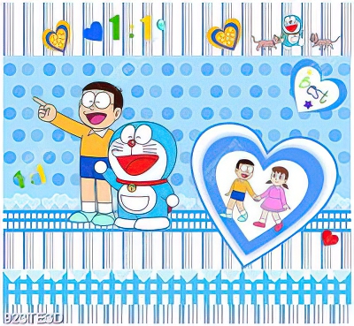 Tranh Doreamon trang trí phòng bé đẹp độc đáo