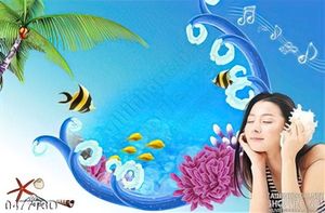 Tranh 3D giri và biển treo tường