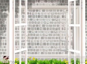 Tranh 3d treo tường hoa vàng trên đồng cỏ xanh psd