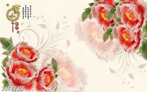 Tranh gắn tường hoa giả ngọc phong thủy in uv