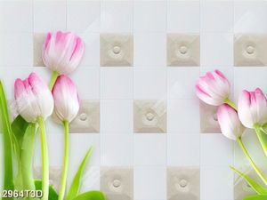 Tranh bếp hoa tulip hiện đại file gốc