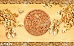 Tranh khảm ngọc gỗ và hoa phong thủy file gốc