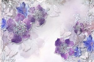 Tranh hoa khảm ngọc in uv file PSD