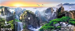 Tranh thác nước nghệ thuật trang trí tường