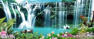 Tranh thác nước nghệ thuật trang trí tường đẹp