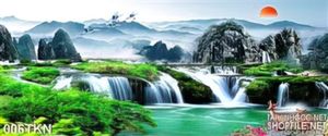 Tranh thác nước đẹp nhất hiện nay