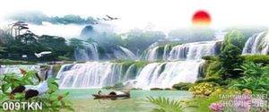 Tranh thác Bản Giốc đẹp nhất trang trí tường đẹp