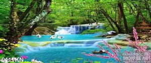 Tranh thác nước trang trí phòng hiện đại