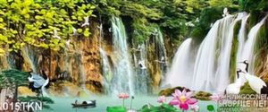 Tranh thác nước phong thủy trang trí