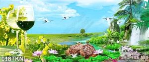 Tranh phong cảnh trang trí bếp đẹp nhất