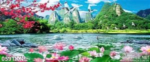 Tranh phong cảnh hữu tình mùa xuân