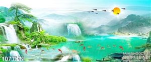 Tranh sơn thủy hữu tình đẹp nhất