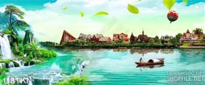 Tranh thác nước và thành phố