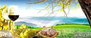 Tranh ly rượu vang in uv chất lượng cao