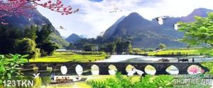 Tranh phong cảnh làng quê đẹp nhất
